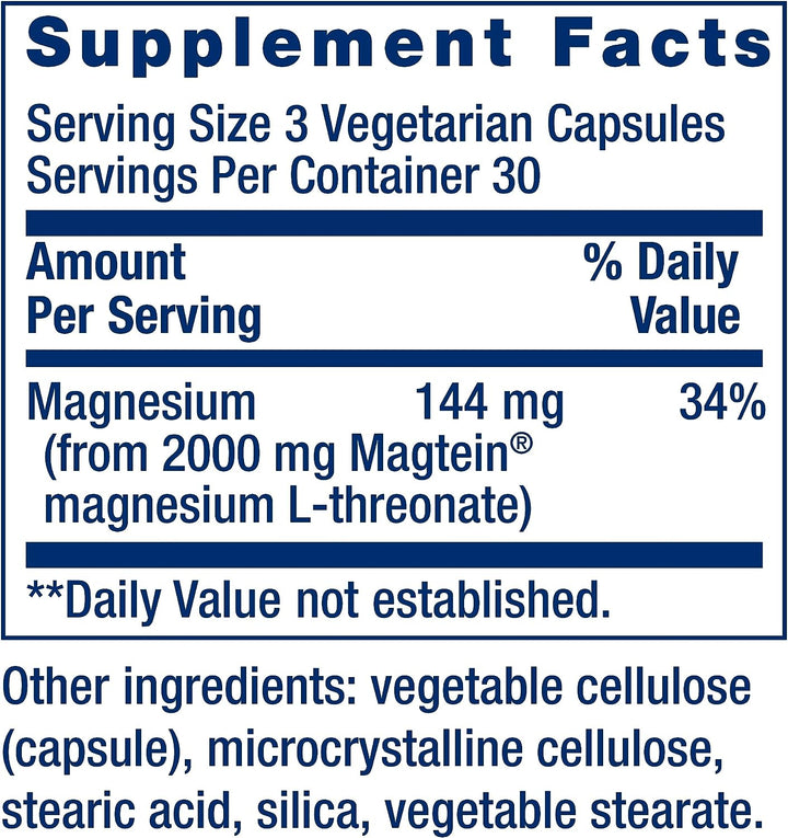 Life Extension Neuro-Mag Magnesium L-Threonate Brain Health Memory & Attention Gluten Free Vegetarian Non-Gmo 90 Capsules & Calcium D-Glucarate 200Mg 60 Capsules Detoxification Support