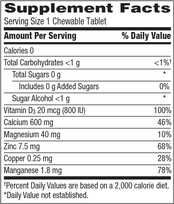 Caltrate Chewables 600 plus D3 plus Minerals Calcium Vitamin D Supplement, Cherry, Orange and Fruit Punch - 60 Count
