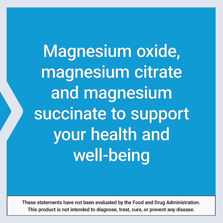 Life Extension Magnesium Caps, 500 Mg, Magnesium Oxide, Citrate, Succinate, Heart Health & N-Acetyl-L-Cysteine (NAC), Immune, Respiratory, Liver Health, NAC 600 Mg