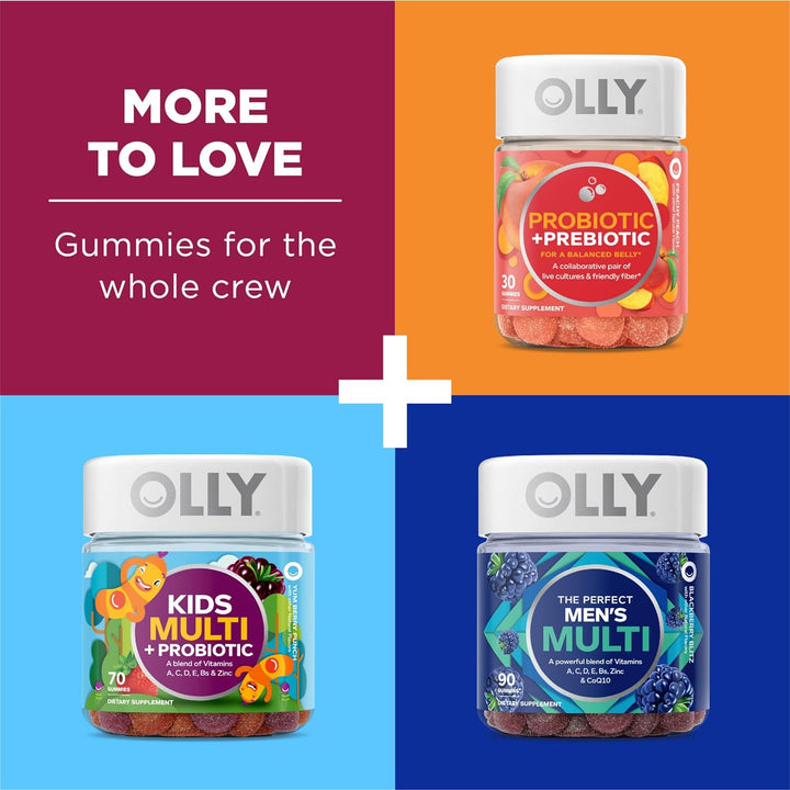 OLLY Women'S Multivitamin Gummy Vitamins, Immune & Overall Health Support & L’Il Critters Paw Patrol Kids Gummy Multivitamin, Vitamin C & D3, 60 Gummies