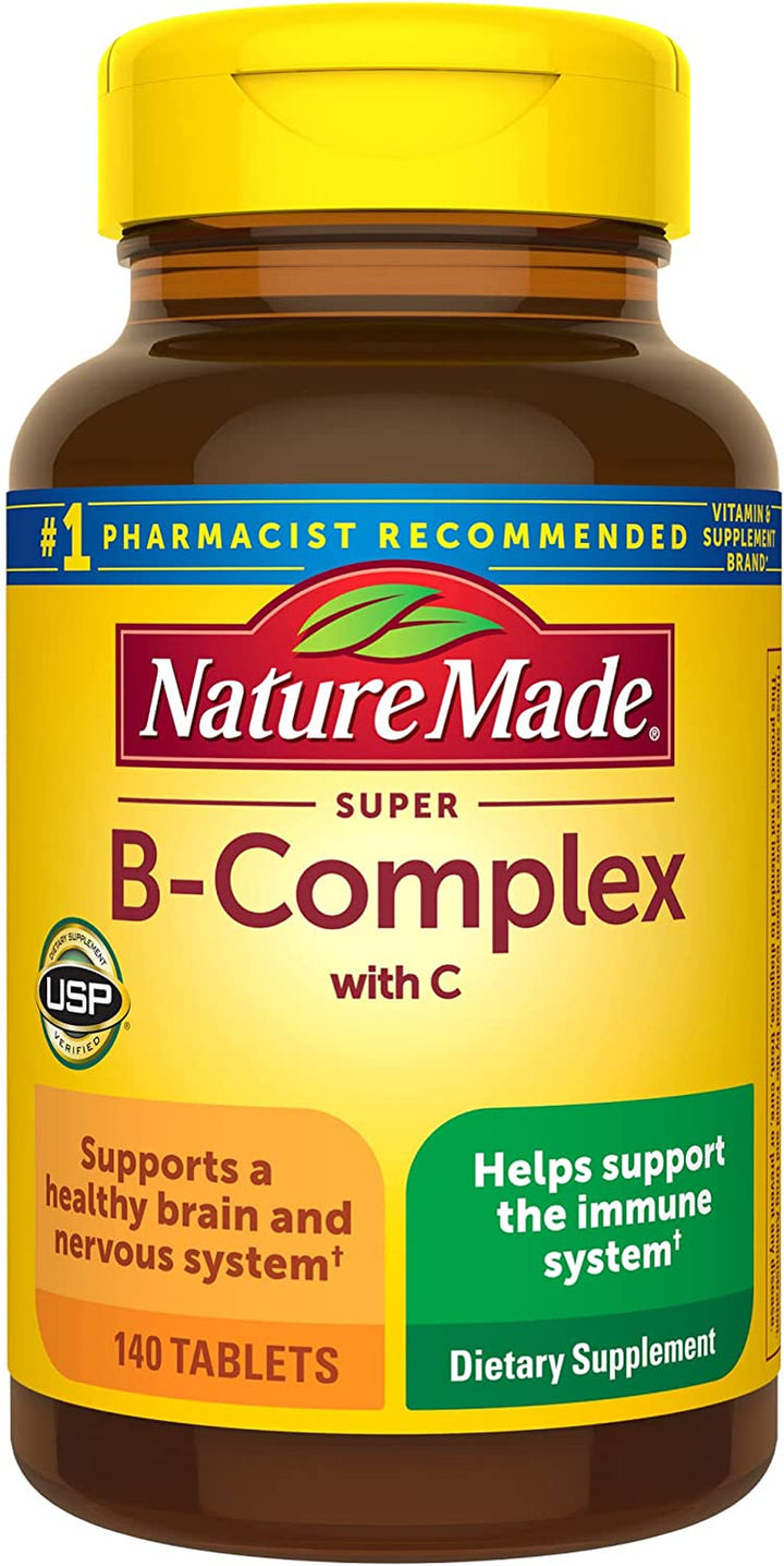 Nature Made Super B Complex Tablets, Value Size, 360 Count