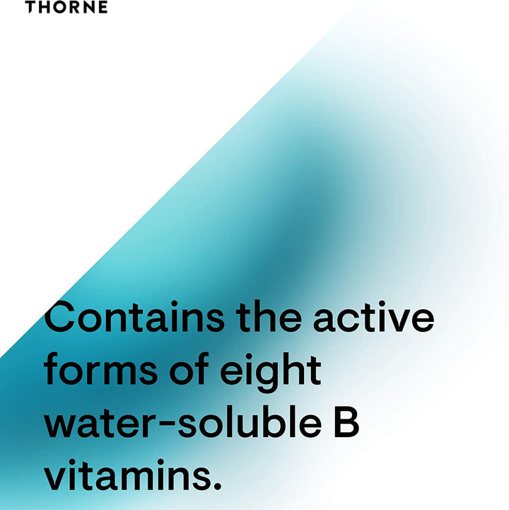 THORNE B-Complex #12 - Vitamin B Complex with Active B12 and Folate - 60 Capsules