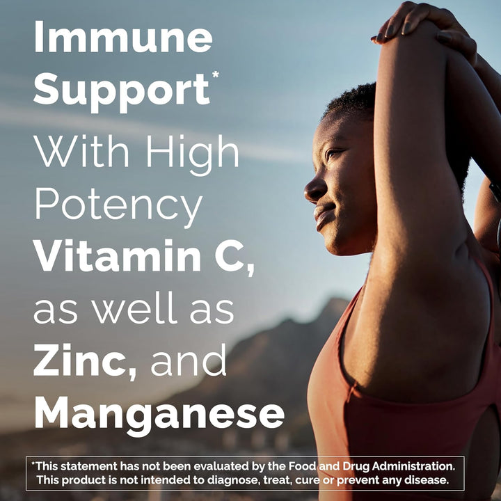 Emergen-C 1000Mg Vitamin C Powder for Daily Immune Support & Naturewise Vitamin D3 5000Iu (125 Mcg) 1 Year Supply