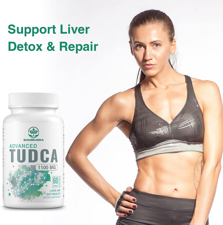 TUDCA Liver Supplements 1100Mg, Ultra Strength Bile Salt TUDCA Supplement, Liver Support for Liver Cleanse Detox and Repair, 600 Capsules