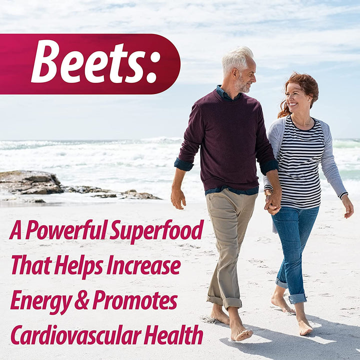 COUNTRY FARMS Bountiful Beets Root Capsules, Wholefood Beet Extract Superfood, Natural Nitric Oxide Booster, Supports Natural Energy, Circulation and Immune Support, 180 Count, 2 Pack