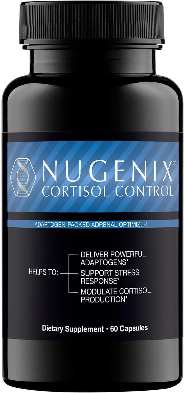 Nugenix Cortisol Control - Cortisol Manager and Adrenal Support Supplement for Men, 60 Capsules