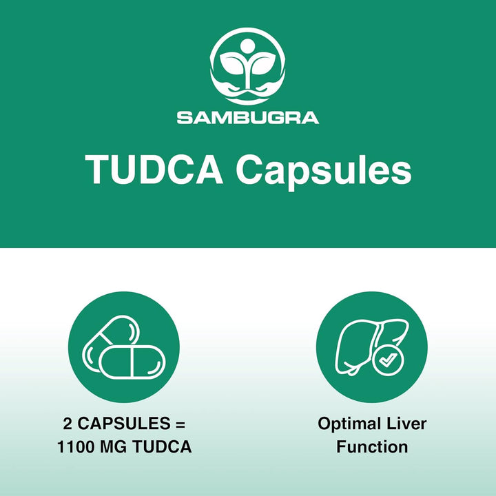 TUDCA Supplements 1100Mg, TUDCA Liver Supplement for Liver Cleanse Detox and Repair, Ultra Strength Bile Salt Liver Support, 120 Capsules (Pack of 2)